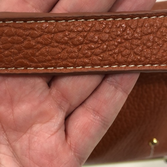 Adrienne Vittadini rust color faux leather hobo/shoulder bag in good condition - Picture 9 of 9